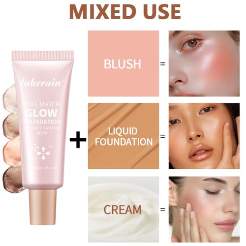 Natural Glow Illuminator Glotion - Multipurpose Hydrating Makeup Highlighter (Fair, 01)