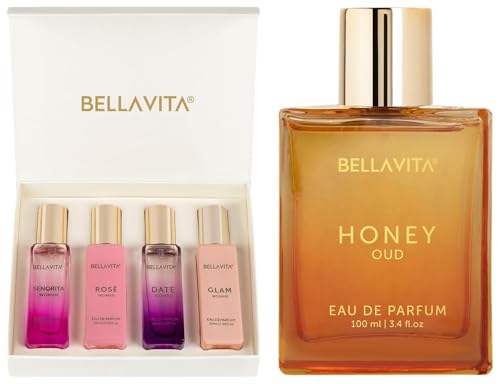 Bella Vita Luxury Women's Perfume Gift Set - 4x20ml + 100ml