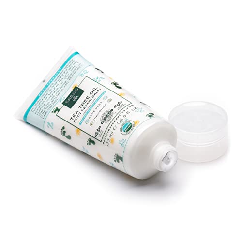 Earth Therapeutics Tea Tree Oil Foot Balm for Dry Cracked Feet (6 oz)