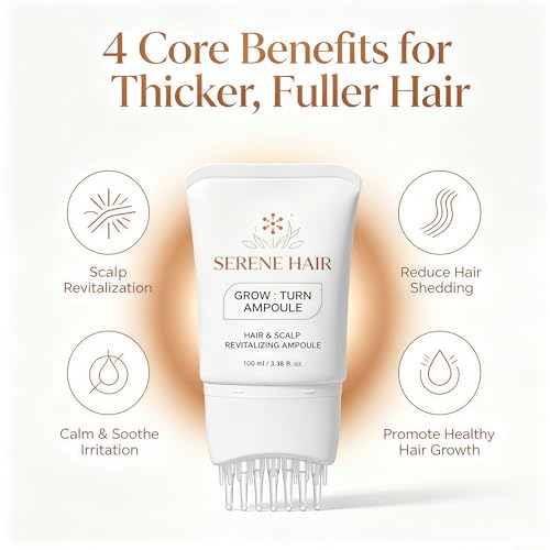 Serene Hair Revive Serum with Built-in Brush Applicator