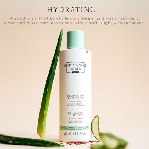 Christophe Robin Hydrating Melting Mask With Aloe Vera for Dry, Dull Hair - Lighweight- Travel Size 2.5 fl. oz