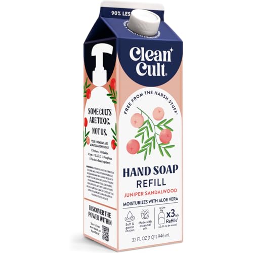 Cleancult Liquid Hand Soap Refill - Juniper Sandalwood 32oz