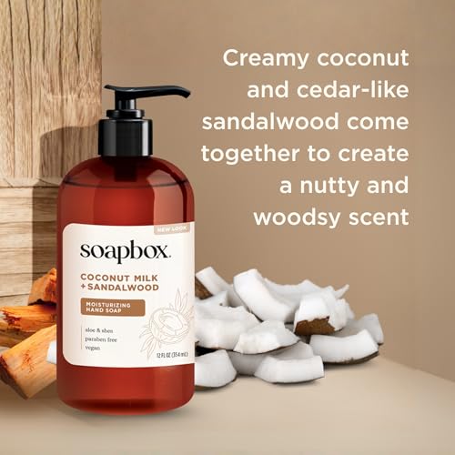 Soapbox Coconut Milk & Sandalwood Hand Soap Refill 64oz