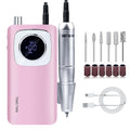 Electric Nail Drill 45000RPM Rechargeable with Bits