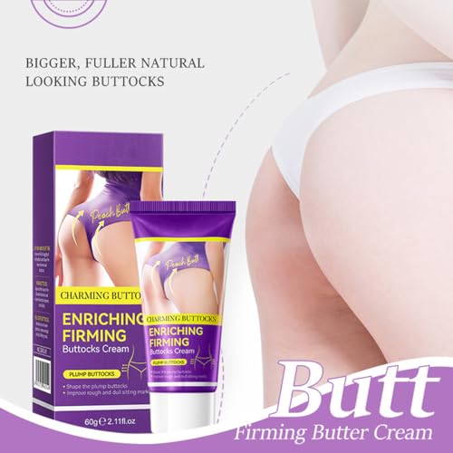 Butt enhancement Firming Cream helps to improve the appearance of fullness and firmness in the buttocks. It supports skin elasticity, providing a more lifted and toned look. 【100% New -1 Bottle】