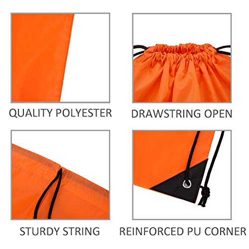 Vorspack 20 Pcs Multicolor Drawstring Bags - DIY Party & Gym Use