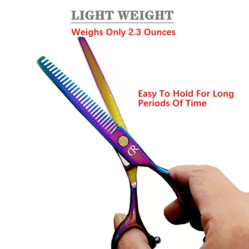 Professional Hair Thinning Shears 6 Inch Hair Cutting Teeth Scissors Hairdressing Texturizing Salon Shears Japanese 440c Stainless Steel Barber Haircut Scissors For Women/Men/kids