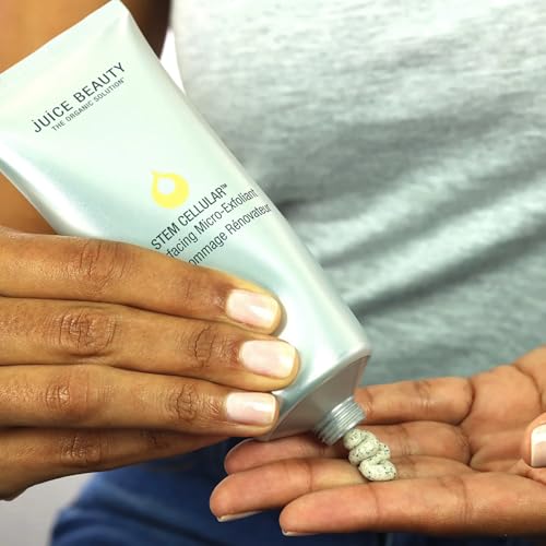 Juice Beauty Stem Cellular Resurfacing Grapeseed Micro-Exfoliant, Face + Body - 90 mL - Instantly Resurfaces, Refines + Softens Skin - Vegan, Cruelty Free