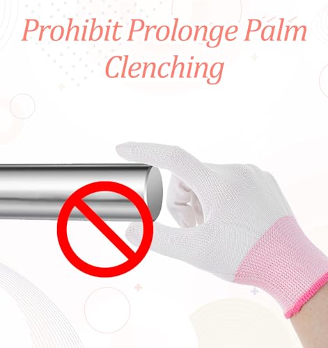 Heat Resistant Hair Styling Gloves, 4 Pairs M/S