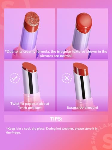 SHEGLAM Mirror Kiss High-Shine Jelly Lipstick - Hydrated & Smooth