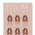 PMU Eyebrow Aftercare Instruction Cards - 35 Pack