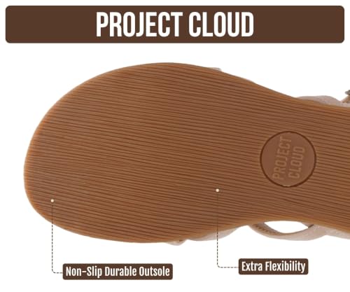 Project Cloud Wedge Sandals for Women | Memory Foam Comfort