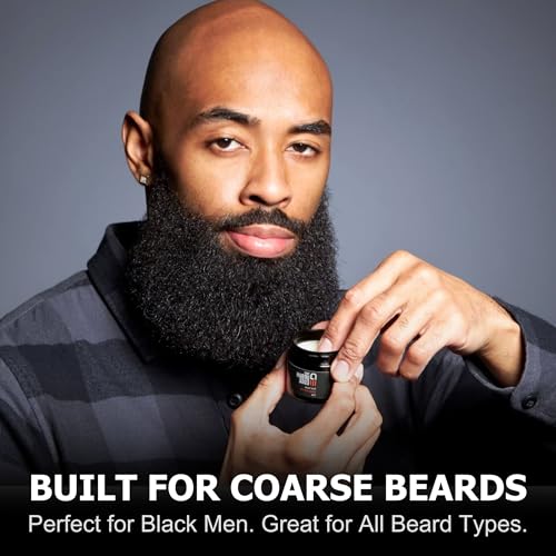 Urban Edge That Beard Butter for Black Men & All Beard Types ? Anti-Itch Beard Moisturizer & Softener with Shea Butter & Argan Oil ? Beard Balm & Cream Conditioner Alternative ? Red Hook Scent ? 2 oz