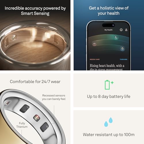 Oura Ring 4 Gold Size 9 - Sleep & Activity Tracker