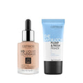 Catrice | HD Foundation 20 & The Hydrator Plump & Fresh Primer Bundle | Full Coverage Makeup | Vegan & Cruelty Free