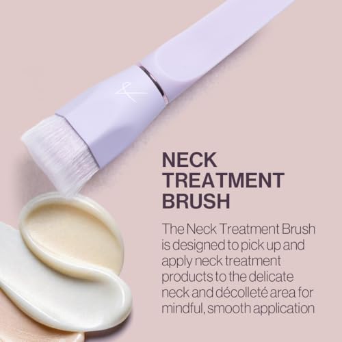 Anisa Beauty Neck Treatment Brush ? Soft, Synthetic Fibers for Precise Application of Serums and Creams on Neck and D?colletage ? Ideal for Skincare Routines