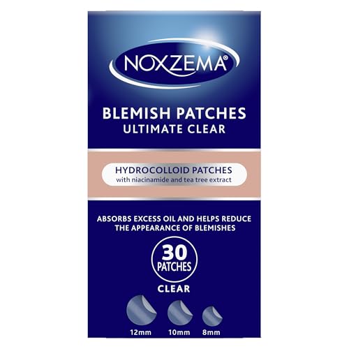 Noxzema Hydrocolloid Pimple Patches Small with Niacinamide & Tea Tree Extract - 30 Count
