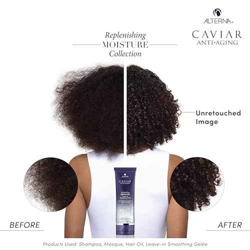 Alterna Caviar Anti-Aging Replenishing Moisture Leave-in Smoothing Gelee, Lightweight Styling For Dry Hair,Sulfate Free