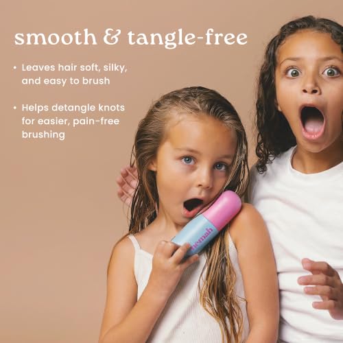Nemah Kids Leave-In Conditioner & Detangler Spray - Softens, Frizz Control, 4 oz