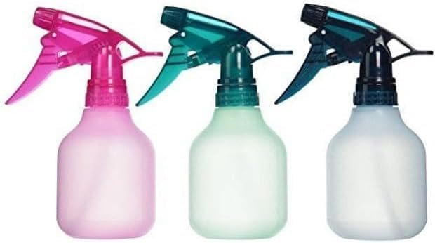 Tolco 8 oz Frosted Spray Bottles 3-Pack with Trigger Sprayers