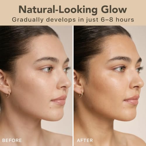 Face Self Tanner Lotion | Organic, Streak-Free, Natural Glow