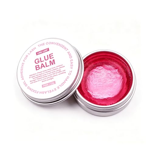 Pink Lash Lift Glue Balm 12g - Strong Adhesive for Eyelash & Eyebrow Perming