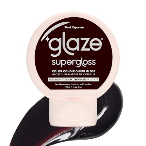 Glaze Supergloss Hydrating Semi-Permanent Hair Color – Sleek Espresso