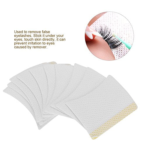 Sonew Eyelash Extension Pads, 120pcs Disposable Cotton Sticker Under Eye Lash Patch for Eyelash Perming, Eyelash Tinting, Eyelash Glue Cleaning Remove