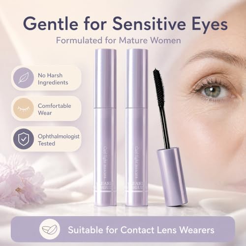 Astraxen Long Lasting Curling Tubing Mascara - Waterproof, Lengthening & Volumizing, 2-Pack