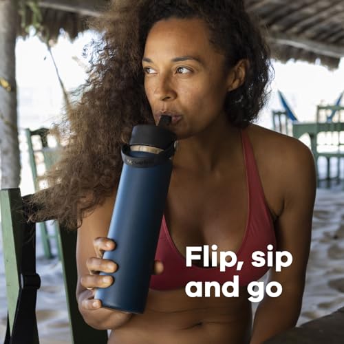 Hydro Flask 40 Oz Wide Mouth Flex Straw Cap Seacliff