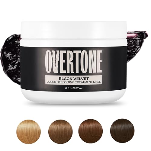 oVertone Black Velvet Color Depositing Hair Mask, 8 oz