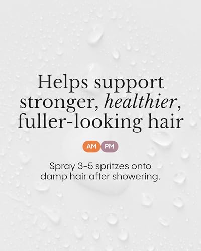 FRØYA Organic Rosemary Hair Mist - Thicken & Revitalize Hair, Hydrating Scalp Spray, 3.3 Fl oz