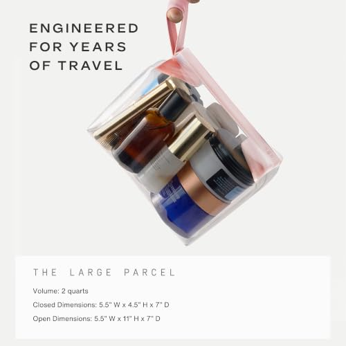 Cadence Clear Travel Kit - Large Zipperless Toiletry Bag