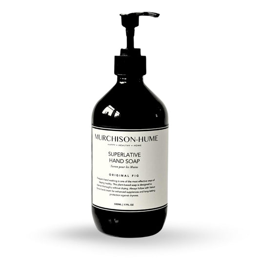 Murchison-Hume Luxury Vegan Hand Soap with Pump Dispenser, Moisturizing Hand Wash, SLS, Paraben & Cruelty-Free, 17oz (Original Fig)
