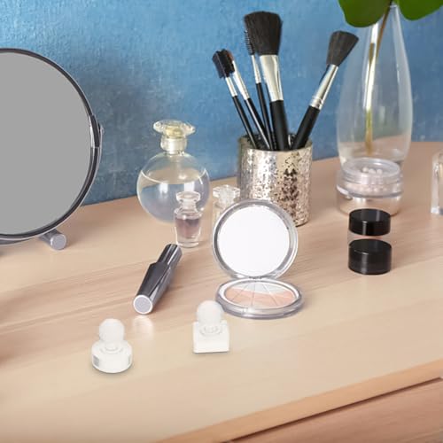 2pcs Eyeshadow Stamper Tool Kit Square Round Pressing Molds for Makeup Repair Eyeshadow Blush Brow Highlighter Portable User-friendly Design
