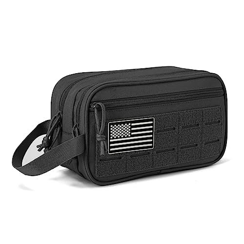 Tactical Toiletry Bag for Men - Military MOLLE Dopp Kit