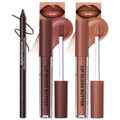 Erinde Lip Liner & Gloss Set - 3-Piece Nude Combo Kit