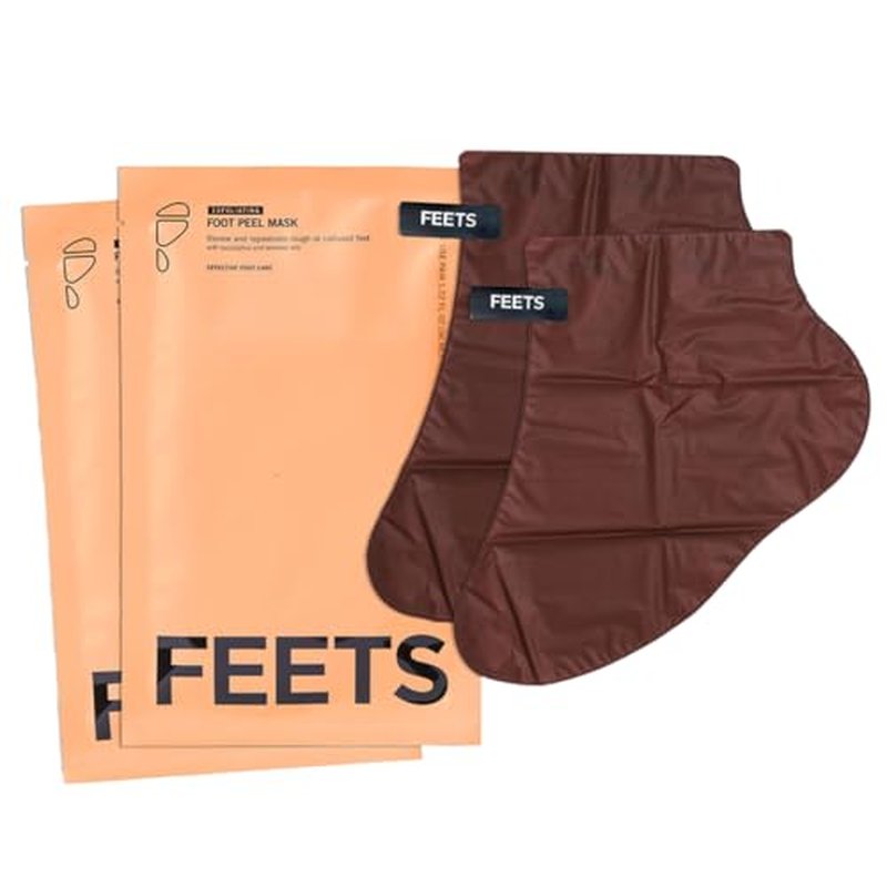 FEETS Foot Peel Mask - Eucalyptus & Lavender, 2-Pack for Soft Feet
