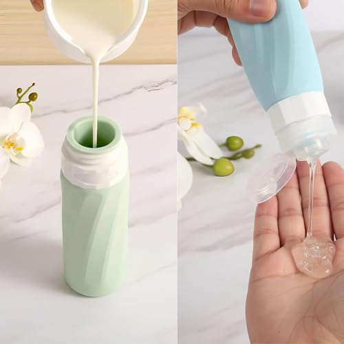 16 Pack TSA Travel Bottles Set – Leak Proof Silicone Containers