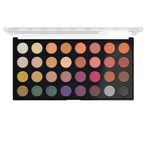wet n wild Artistry Eyeshadow Makeup 32 Pan Palette, Highly-Pigmented Matte, Shimmer, Metallic Finishes, Long Lasting Builadble & Blendable Formula Cruelty Free & Vegan - Wild Heart