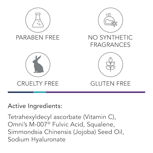 Omni Bioceuticals Daily Revitalizing Moisturizer with Vitamin C & M-007¢ç, 50ml