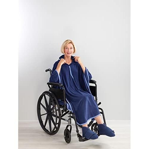 Men¡¯s & Women¡¯s Adaptive Terry Shower Bath Cape