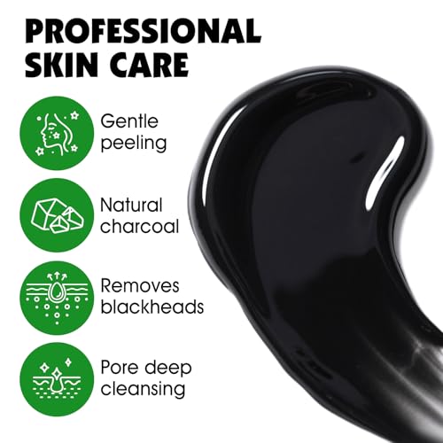 36 Pack Blackhead Remover Mask Kit, Deep Cleansing for Face and Nose, Charcoal Peel Off Black Face Mask with a Brush for Skincare, Blackhead Pore Acne Dirts Remover for Men and Women