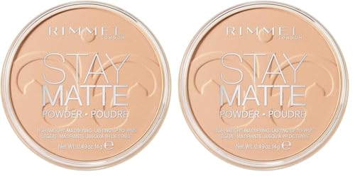 Rimmel Stay Matte Pressed Powder - 004 Sandstorm (Pack of 2)