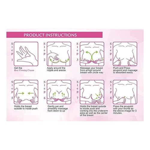 2 Pack Breast Enhancement Cream - Powerful Lifting & Plumping Formula for Breast Growth & Enlargement - Upsize Cream for Bust Increase & Pump Up Breast - Natural Bust Enhancement