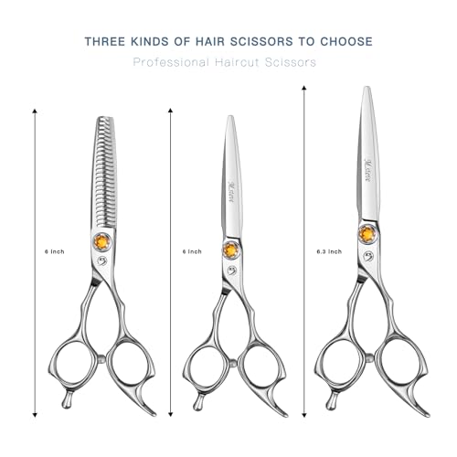 6-Inch Ambidextrous Professional Hair Cutting Shears - Left & Right Hand Use