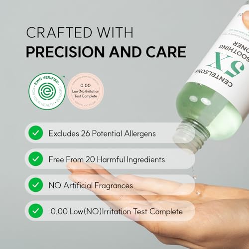 Centelsome 5X Soothing Toner 6.76 fl oz/200ml | Hydrating & Calming Korean Facial Toner with Green Tea, Centella Asiatica & Exosomes | Supports Sensitive, Dry & Acne-Prone Skin