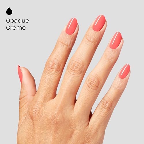 OPI Bubblegum Goth Nail Polish – Opaque Bright Warm Pink, Crème Finish