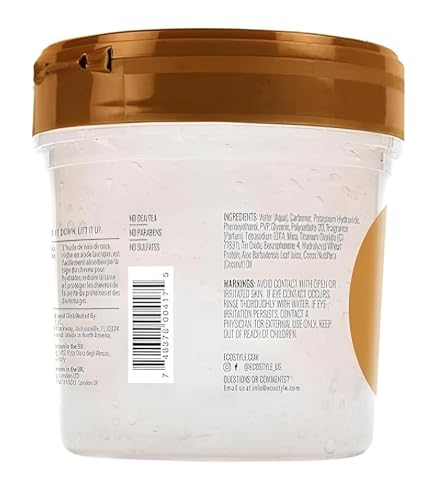 Eco Style Coconut Oil Styling Gel 8oz - Strong Hold