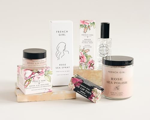 French Girl Rose Lip Scrub - Organic Sugar Exfoliator